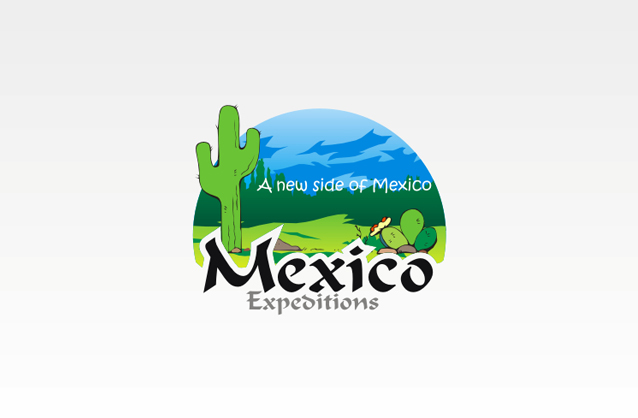 墨西哥旅游標志，仙人掌LOGO