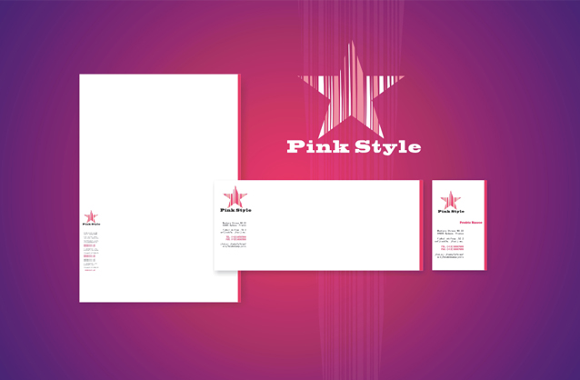 Loungewear Retail, Pink star logo