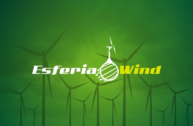 Wind energy logo design, Windmill logo